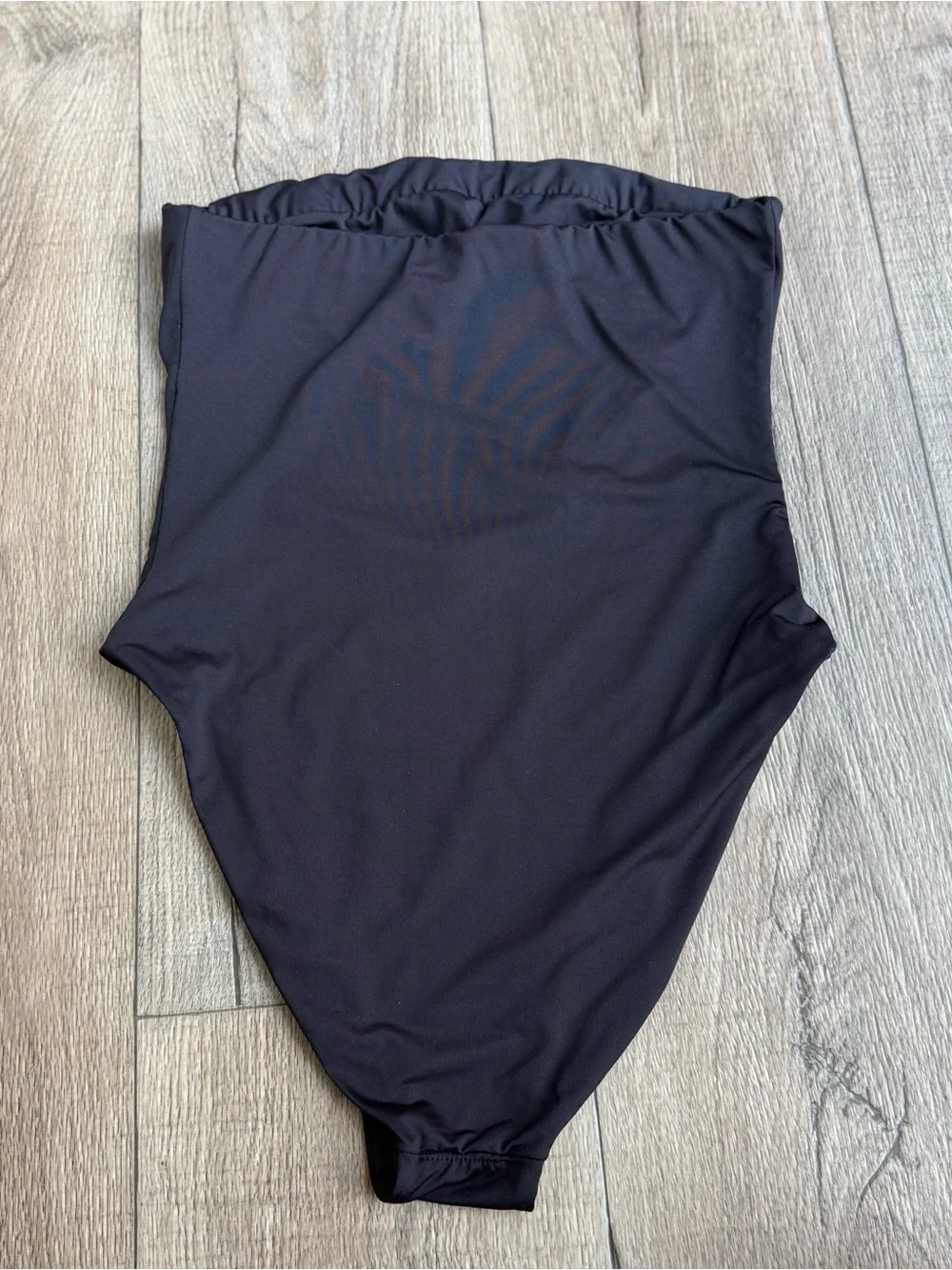 Free People x Toast signature tube one piece swimsuit size large solid black
